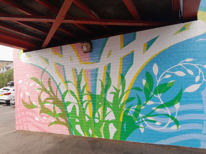 Caarter Bridge mural